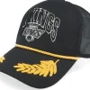 Trucker-Mitchell & Ness Los Angeles Kings Gold Leaf Hwc Trucker - Black