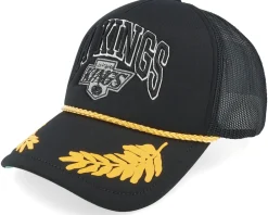 Trucker-Mitchell & Ness Los Angeles Kings Gold Leaf Hwc Trucker - Black
