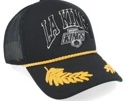 Trucker-Mitchell & Ness Los Angeles Kings Gold Leaf Hwc Trucker - Black
