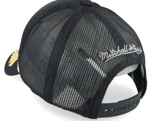 Trucker-Mitchell & Ness Los Angeles Kings Gold Leaf Hwc Trucker - Black