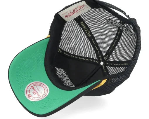 Trucker-Mitchell & Ness Los Angeles Kings Gold Leaf Hwc Trucker - Black