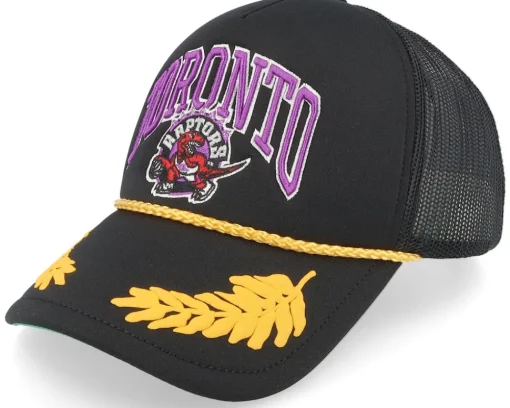 Trucker-Mitchell & Ness Los Angeles Kings Gold Leaf Hwc Trucker - Black