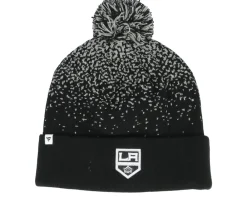 Sale Fanatics Los Angeles Kings Iconic Gradiant Beanie Stone Gray Pom - Black