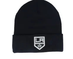 Cuff Beanies-American Needle Los Angeles Kings Knit Solid Black Cuff -