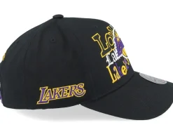Outlet Mitchell & Ness Los Angeles Lakers All Out Collage Pro Black Adjustable -