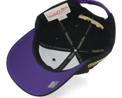 Outlet Mitchell & Ness Los Angeles Lakers All Out Collage Pro Black Adjustable -