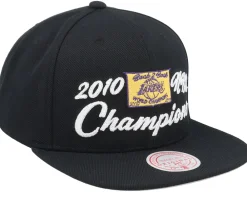 Snapback-Mitchell & Ness Los Angeles Lakers Champs 10 HWC Black Snapback -