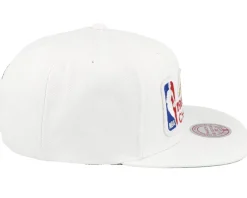 Clearance Mitchell & Ness Los Angeles Lakers Champs White Snapback -