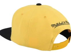 Snapback-Mitchell & Ness Los Angeles Lakers Core Basics Gold/Black Snapback -