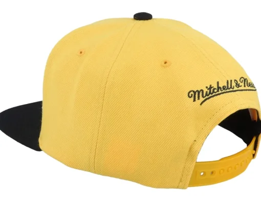 Snapback-Mitchell & Ness Los Angeles Lakers Core Basics Gold/Black Snapback -