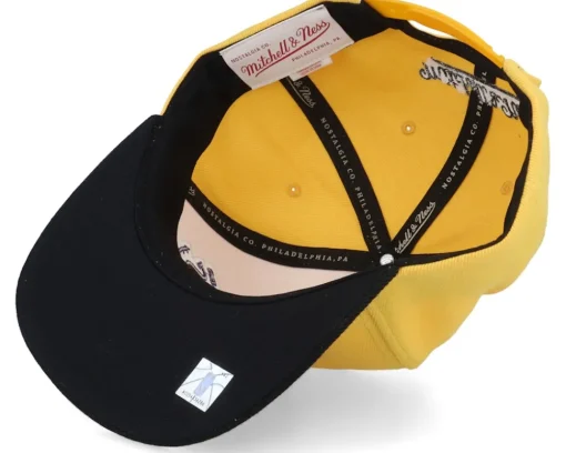 Snapback-Mitchell & Ness Los Angeles Lakers Core Basics Gold/Black Snapback -