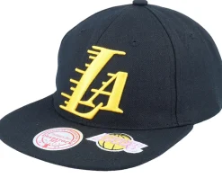 Snapback-Mitchell & Ness Los Angeles Lakers Dead Remix Deadstock Snapback - Black