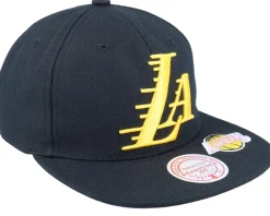 Snapback-Mitchell & Ness Los Angeles Lakers Dead Remix Deadstock Snapback - Black