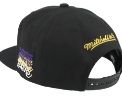 Snapback-Mitchell & Ness Los Angeles Lakers Drop It Black Snapback -