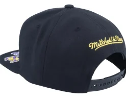 Snapback-Mitchell & Ness Los Angeles Lakers Front Loaded Black Snapback -
