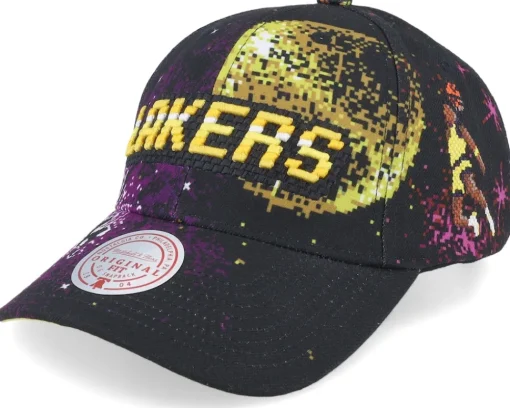 Sale Mitchell & Ness Los Angeles Lakers Game Verse Pro Adjustable - Black