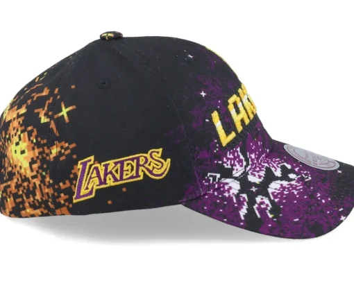 Sale Mitchell & Ness Los Angeles Lakers Game Verse Pro Adjustable - Black