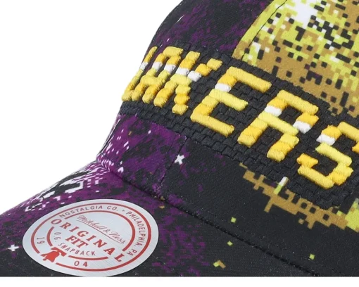Sale Mitchell & Ness Los Angeles Lakers Game Verse Pro Adjustable - Black