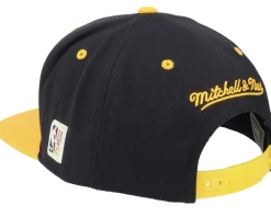 Clearance Mitchell & Ness Los Angeles Lakers Hwc Team Arch Black/Yellow Snapback -