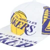 Best Mitchell & Ness Los Angeles Lakers In Your Face Deadstock Hwc Snapback - White
