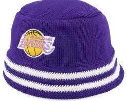Best Mitchell & Ness Los Angeles Lakers Knucket Hwc Bucket - Purple