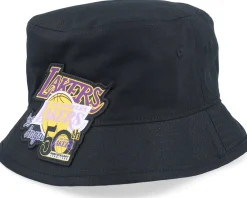 Buckets-Mitchell & Ness Los Angeles Lakers Logolap Hwc Black Bucket -