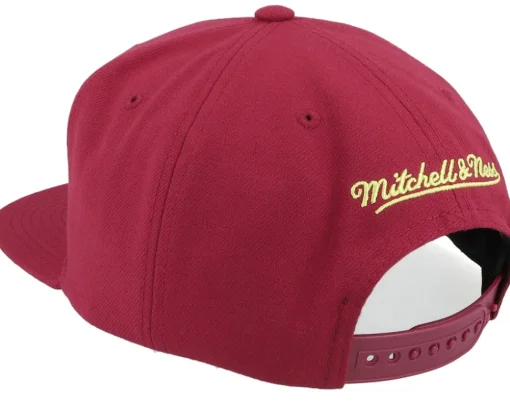 Best Mitchell & Ness Los Angeles Lakers Merlot Shine Maroon Snapback -