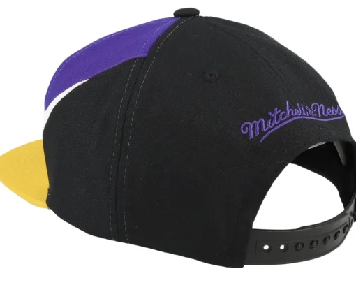 Snapback-Mitchell & Ness Los Angeles Lakers Multiply /Purple Snapback - Black