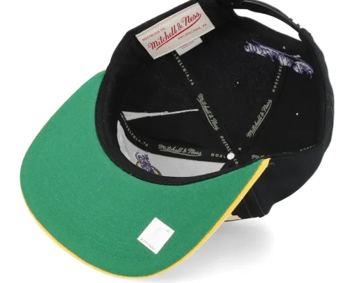 Snapback-Mitchell & Ness Los Angeles Lakers Multiply /Purple Snapback - Black
