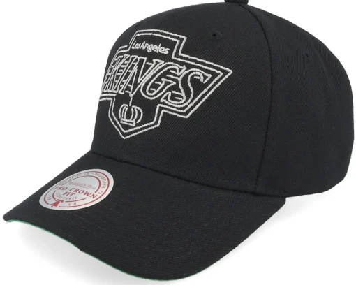Adjustable-Mitchell & Ness Los Angeles Lakers Neon Logo Pro Adjustable - Black
