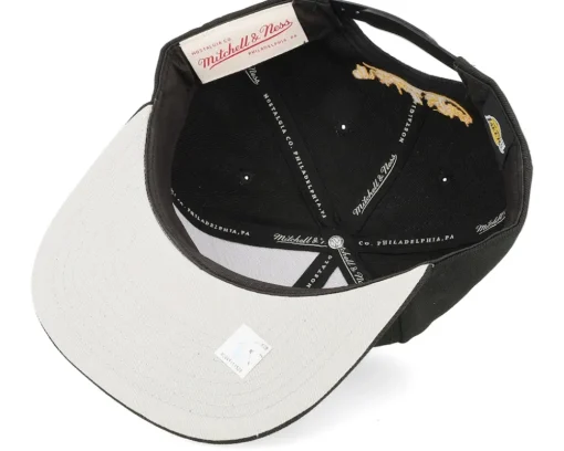 Best Mitchell & Ness Los Angeles Lakers Shark Bite Snapback - Black