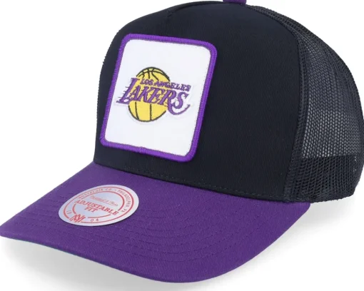 Trucker-Mitchell & Ness Los Angeles Lakers Truck It /Purple Trucker - Black