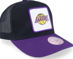 Trucker-Mitchell & Ness Los Angeles Lakers Truck It /Purple Trucker - Black