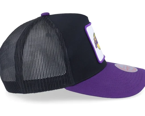 Trucker-Mitchell & Ness Los Angeles Lakers Truck It /Purple Trucker - Black