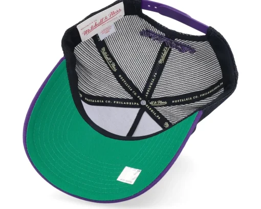 Trucker-Mitchell & Ness Los Angeles Lakers Truck It /Purple Trucker - Black