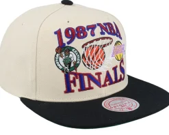 Snapback-Mitchell & Ness Los Angeles Lakers Vs. Boston Celtics Finals Remix Hwc Off /Black Snapback - White
