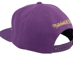 Snapback-Mitchell & Ness Louisiana State Tigers Core Side Snapback - Purple