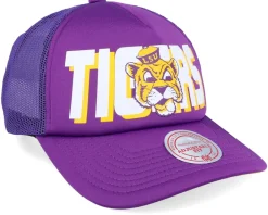 Trucker-Mitchell & Ness Louisiana State Tigers Lsu Billboard Purple Trucker -