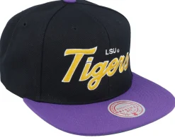 Snapback-Mitchell & Ness Louisiana State Tigers Team Script 2.0 Black Snapback -