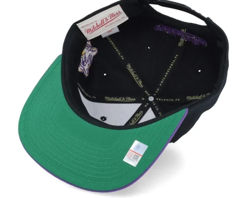 Snapback-Mitchell & Ness Louisiana State Tigers Team Script 2.0 Black Snapback -