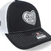 Trucker-Fair Love Freely Logo 112 Split /White Trucker - Black