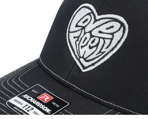 Trucker-Fair Love Freely Logo 112 Split /White Trucker - Black