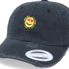 Dad Cap-Abducted Lovely Smiley Ripped Black Dad Cap -