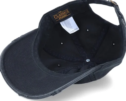 Dad Cap-Abducted Lovely Smiley Ripped Black Dad Cap -