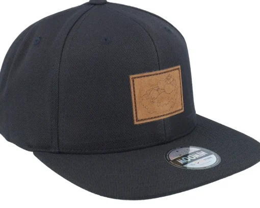 Sale Moomin Lovers Engraved Patch Snapback - Black