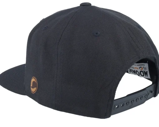 Sale Moomin Lovers Engraved Patch Snapback - Black