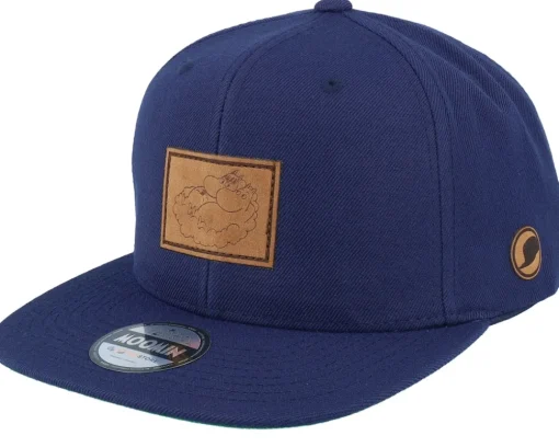 Snapback-Moomin Lovers Engraved Patch Tan Snapback - Brown