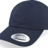 New Yupoong Low Profile Cotton Twill Dark Navy Dad Cap -