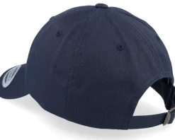 New Yupoong Low Profile Cotton Twill Dark Navy Dad Cap -