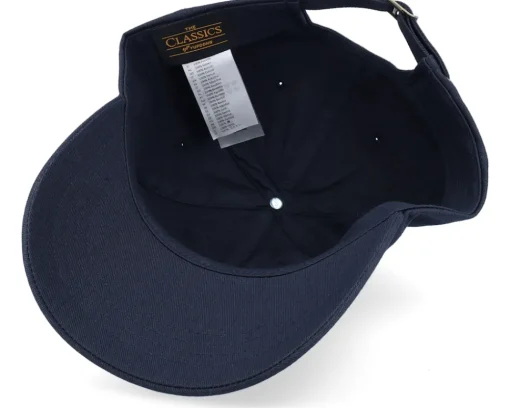 New Yupoong Low Profile Cotton Twill Dark Navy Dad Cap -